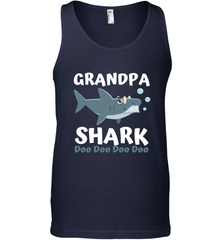 Grandpa Shark Family Shark Men's Tank Top Men's Tank Top - belovedtshirt
