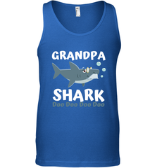 Grandpa Shark Family Shark Men's Tank Top Men's Tank Top - belovedtshirt
