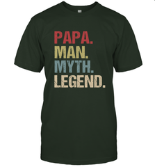 Papa Man Myth Legend Dad Father Men's T-Shirt Men's T-Shirt - belovedtshirt