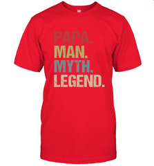 Papa Man Myth Legend Dad Father Men's T-Shirt Men's T-Shirt - belovedtshirt