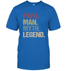 Papa Man Myth Legend Dad Father Men's T-Shirt Men's T-Shirt - belovedtshirt