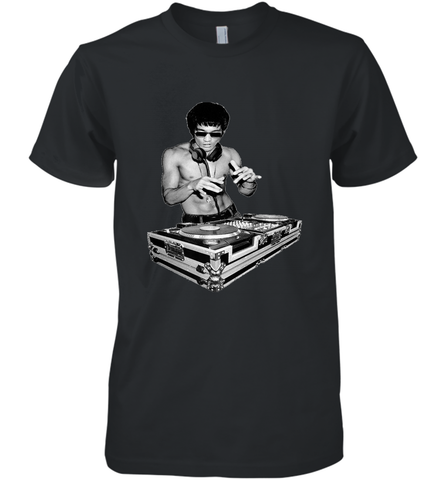 T shirt Dj bruce, by bruce Dj Men's Premium T-Shirt Men's Premium T-Shirt / Black / XS Men's Premium T-Shirt - belovedtshirt
