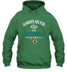 Sundays Are For Jesus and Jacksonville Funny Football Hooded Sweatshirt Hooded Sweatshirt - belovedtshirt