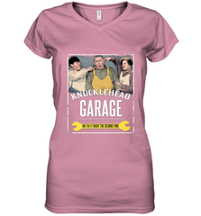 Knucklehead Garage Women's V-Neck T-Shirt Women's V-Neck T-Shirt - belovedtshirt