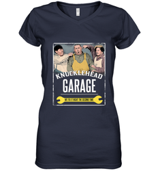 Knucklehead Garage Women's V-Neck T-Shirt
