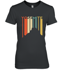 Yosemite National Park Retro Half Dome El Capitan Cali Women's Premium T-Shirt Women's Premium T-Shirt - belovedtshirt