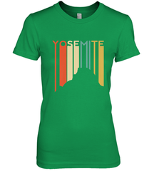 Yosemite National Park Retro Half Dome El Capitan Cali Women's Premium T-Shirt Women's Premium T-Shirt - belovedtshirt