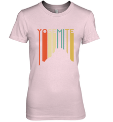 Yosemite National Park Retro Half Dome El Capitan Cali Women's Premium T-Shirt Women's Premium T-Shirt - belovedtshirt