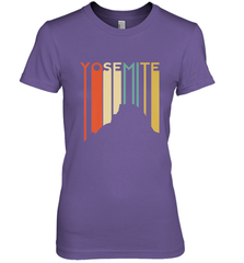 Yosemite National Park Retro Half Dome El Capitan Cali Women's Premium T-Shirt Women's Premium T-Shirt - belovedtshirt