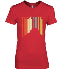 Yosemite National Park Retro Half Dome El Capitan Cali Women's Premium T-Shirt Women's Premium T-Shirt - belovedtshirt