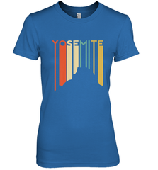 Yosemite National Park Retro Half Dome El Capitan Cali Women's Premium T-Shirt Women's Premium T-Shirt - belovedtshirt