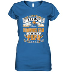 NFL The Only Thing I Love More Than Being A Cleveland Browns Fan Is Being A Papa Football Women's V-Neck T-Shirt Women's V-Neck T-Shirt - belovedtshirt