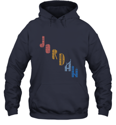 Vintage Jordan t shirt with Skyscarper Jordan Hooded Sweatshirt