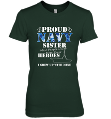 US Military Proud Navy Sister Men or Women Women's Premium T-Shirt Women's Premium T-Shirt - belovedtshirt