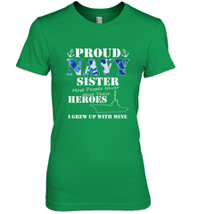US Military Proud Navy Sister Men or Women Women's Premium T-Shirt Women's Premium T-Shirt - belovedtshirt