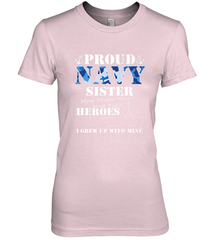 US Military Proud Navy Sister Men or Women Women's Premium T-Shirt Women's Premium T-Shirt - belovedtshirt