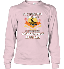 Broom Broke So I Became A Fan of Jacksonville Jaguars NFL Halloween Costume Long Sleeve T-Shirt Long Sleeve T-Shirt - belovedtshirt
