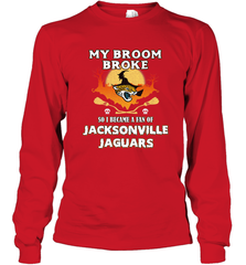 Broom Broke So I Became A Fan of Jacksonville Jaguars NFL Halloween Costume Long Sleeve T-Shirt Long Sleeve T-Shirt - belovedtshirt