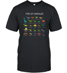 Types Of Dinosaurs Men's T-Shirt