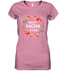Cool Best Mom Ever Women's V-Neck T-Shirt Women's V-Neck T-Shirt - belovedtshirt