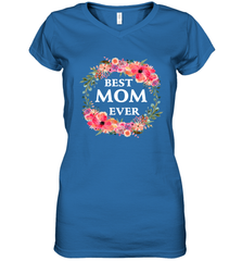 Cool Best Mom Ever Women's V-Neck T-Shirt Women's V-Neck T-Shirt - belovedtshirt