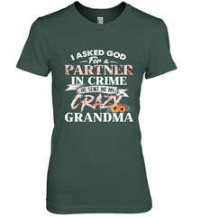Crazy Grandma design Women's Premium T-Shirt Women's Premium T-Shirt - belovedtshirt