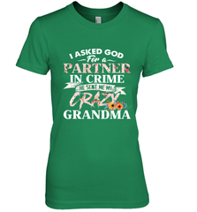 Crazy Grandma design Women's Premium T-Shirt Women's Premium T-Shirt - belovedtshirt