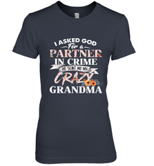 Crazy Grandma design Women's Premium T-Shirt Women's Premium T-Shirt - belovedtshirt