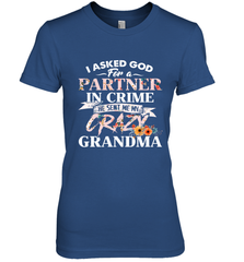 Crazy Grandma design Women's Premium T-Shirt Women's Premium T-Shirt - belovedtshirt