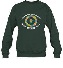 April is autism awareness month , Every day is Autism awareness day in our home AutismT shirt Crewneck Sweatshirt Crewneck Sweatshirt - belovedtshirt