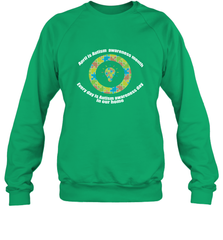 April is autism awareness month , Every day is Autism awareness day in our home AutismT shirt Crewneck Sweatshirt Crewneck Sweatshirt - belovedtshirt