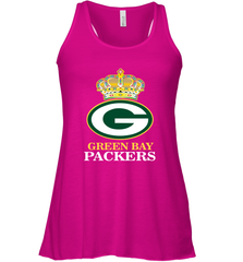 NFL Green Bay Packers Logo Champion Crown Women's Racerback Tank Women's Racerback Tank - belovedtshirt
