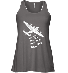 Christmas Gift Idea Bomber Dropping F Bombs Funny Women's Racerback Tank Women's Racerback Tank - belovedtshirt