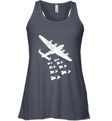 Christmas Gift Idea Bomber Dropping F Bombs Funny Women's Racerback Tank Women's Racerback Tank - belovedtshirt