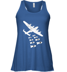 Christmas Gift Idea Bomber Dropping F Bombs Funny Women's Racerback Tank Women's Racerback Tank - belovedtshirt