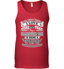 NFL The Only Thing I Love More Than Being A Seattle Seahawks Fan Is Being A Papa Football Men's Tank Top Men's Tank Top - belovedtshirt