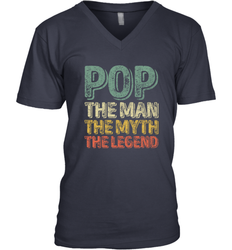 Pop The Man The Myth The Legend Father's Day Men's V-Neck