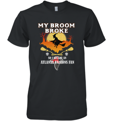 Broom Broke So I Became An Atlanta Falcons Fan  NFL Halloween Costume Men's Premium T-Shirt Men's Premium T-Shirt - belovedtshirt