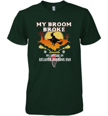 Broom Broke So I Became An Atlanta Falcons Fan  NFL Halloween Costume Men's Premium T-Shirt Men's Premium T-Shirt - belovedtshirt