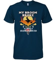Broom Broke So I Became An Atlanta Falcons Fan  NFL Halloween Costume Men's Premium T-Shirt Men's Premium T-Shirt - belovedtshirt