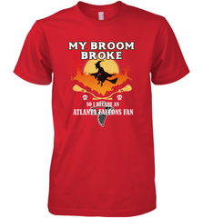 Broom Broke So I Became An Atlanta Falcons Fan  NFL Halloween Costume Men's Premium T-Shirt Men's Premium T-Shirt - belovedtshirt