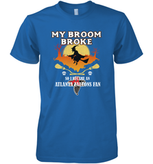 Broom Broke So I Became An Atlanta Falcons Fan  NFL Halloween Costume Men's Premium T-Shirt Men's Premium T-Shirt - belovedtshirt