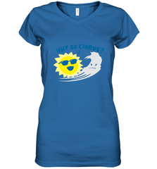 Weather Why So Cirrus Serious Cloud Funny Women's V-Neck T-Shirt Women's V-Neck T-Shirt - belovedtshirt