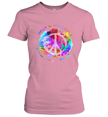 Woodstocks 50th Anniversary Peace Love tee Women's T-Shirt Women's T-Shirt - belovedtshirt