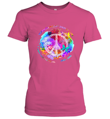 Woodstocks 50th Anniversary Peace Love tee Women's T-Shirt Women's T-Shirt - belovedtshirt