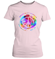 Woodstocks 50th Anniversary Peace Love tee Women's T-Shirt Women's T-Shirt - belovedtshirt