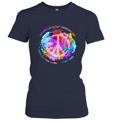 Woodstocks 50th Anniversary Peace Love tee Women's T-Shirt
