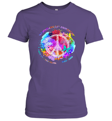 Woodstocks 50th Anniversary Peace Love tee Women's T-Shirt Women's T-Shirt - belovedtshirt