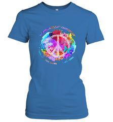 Woodstocks 50th Anniversary Peace Love tee Women's T-Shirt Women's T-Shirt - belovedtshirt