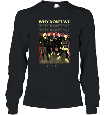 Why Don't We Vintage Rockers Long Sleeve T-Shirt Long Sleeve T-Shirt / Black / S Long Sleeve T-Shirt - belovedtshirt